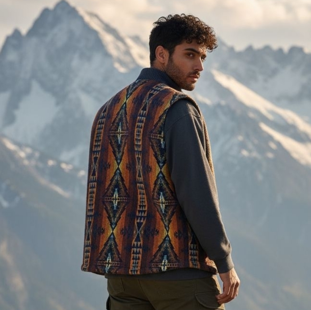 Rare Vintge! Pendleton Wool Southwestern Style Mu… - image 4